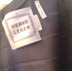 Classic Herve Leger bandage dress